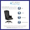 Flash Furniture Executive Chair Black High Back Exec Chair, Fixed Arms, 20" to 23" Height, Metal, Black CI-360-BK-GG - alternate 8